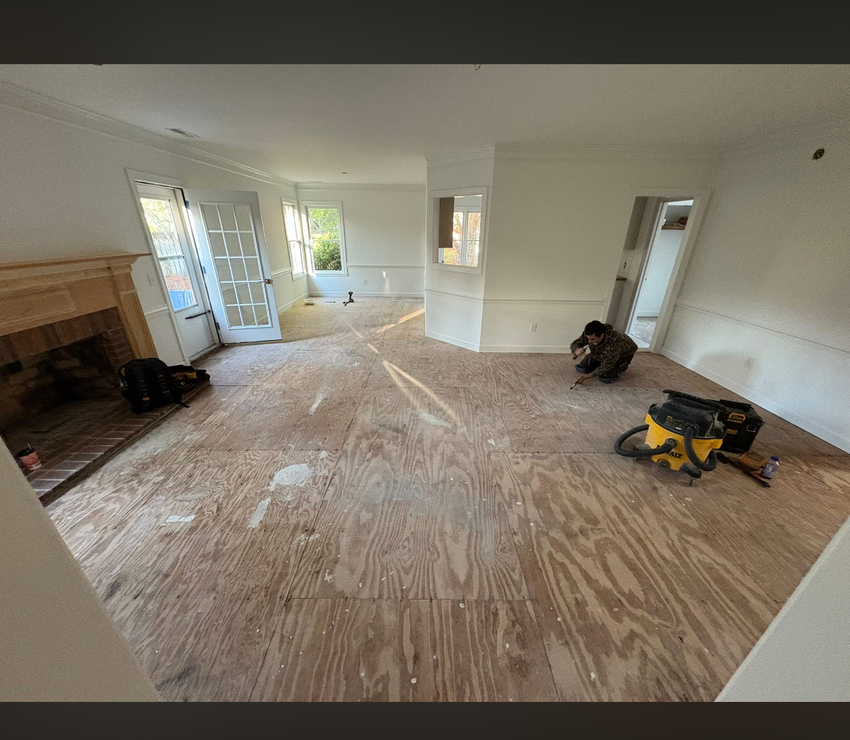 LVP flooring installation in Sanford, NC